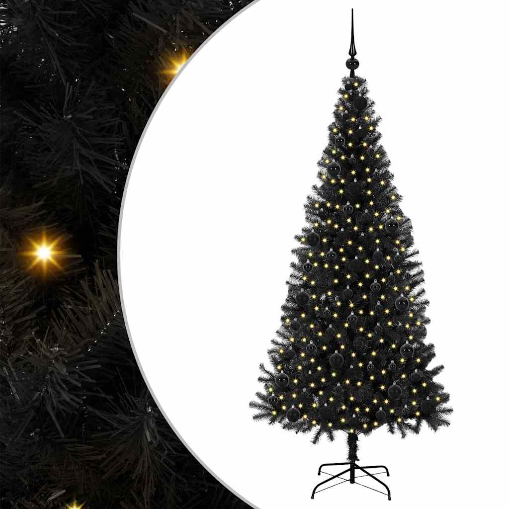 Kerstboom met 300 LED met standaard Zwart 180 cm PVC is nu te koop bij PeponiXL, paradijselijk wonen!
