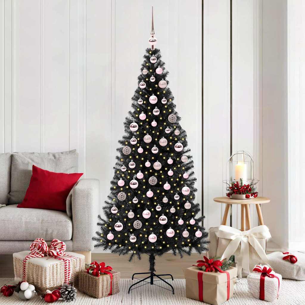 Kerstboom met 300 LED met standaard Zwart 180 cm PVC is nu te koop bij PeponiXL, paradijselijk wonen!