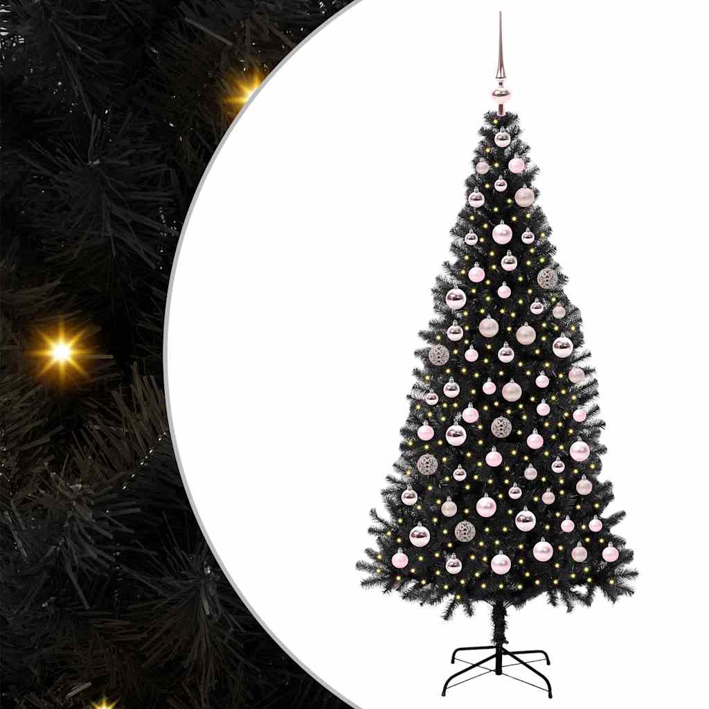 Kerstboom met 300 LED met standaard Zwart 180 cm PVC is nu te koop bij PeponiXL, paradijselijk wonen!