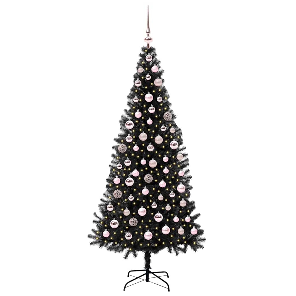 Kerstboom met 300 LED met standaard Zwart 180 cm PVC is nu te koop bij PeponiXL, paradijselijk wonen!