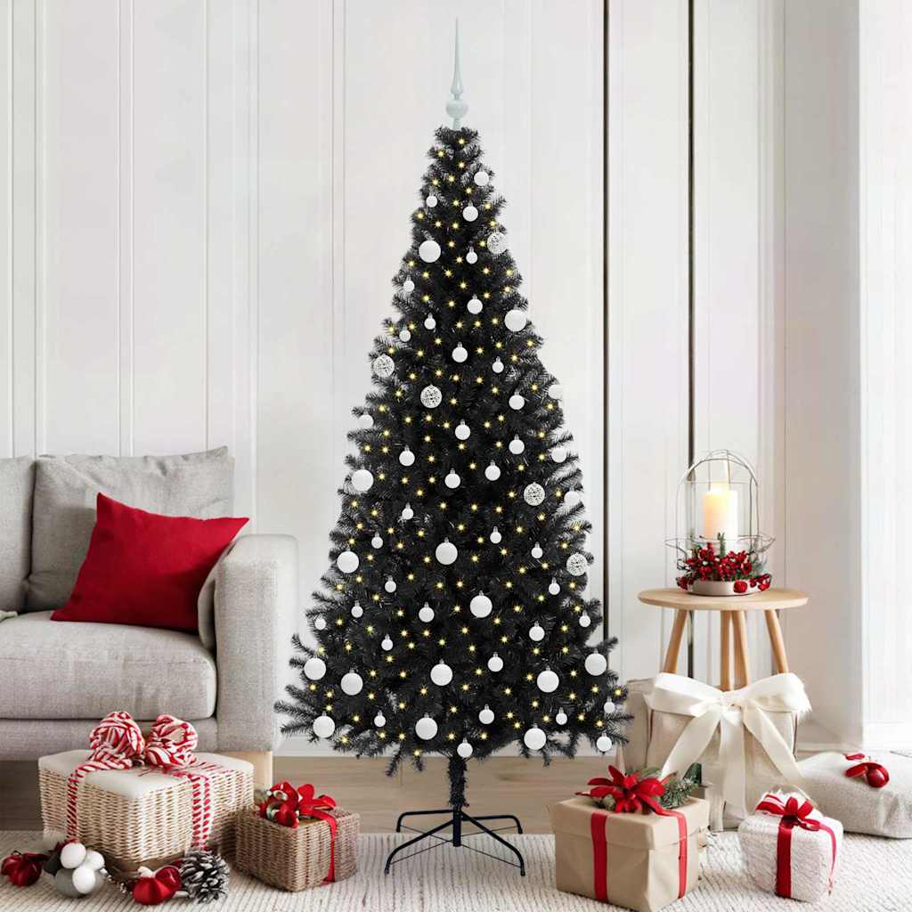 Kerstboom met 300 LED met standaard Zwart 180 cm PVC is nu te koop bij PeponiXL, paradijselijk wonen!