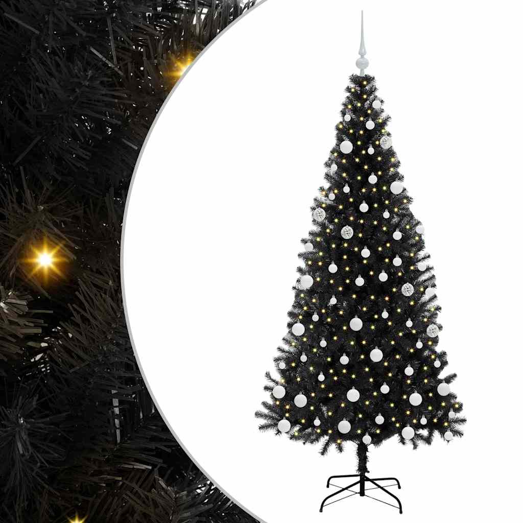 Kerstboom met 300 LED met standaard Zwart 180 cm PVC is nu te koop bij PeponiXL, paradijselijk wonen!