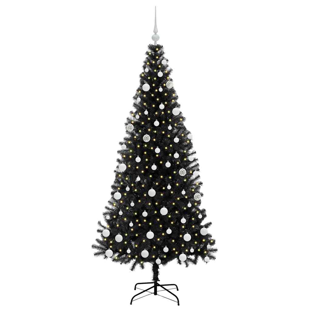 Kerstboom met 300 LED met standaard Zwart 180 cm PVC is nu te koop bij PeponiXL, paradijselijk wonen!