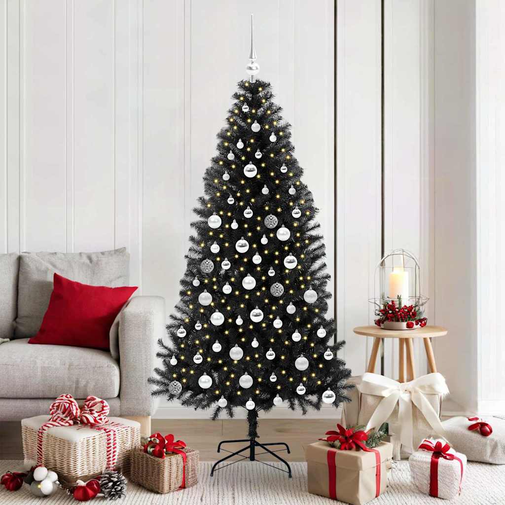 Kerstboom met 300 LED met standaard Zwart 180 cm PVC is nu te koop bij PeponiXL, paradijselijk wonen!