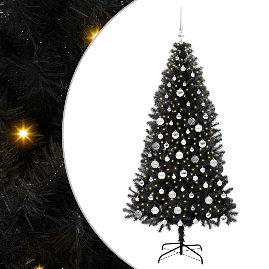 Kerstboom met 300 LED met standaard Zwart 180 cm PVC is nu te koop bij PeponiXL, paradijselijk wonen!