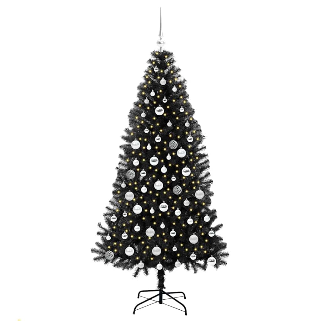 Kerstboom met 300 LED met standaard Zwart 180 cm PVC is nu te koop bij PeponiXL, paradijselijk wonen!