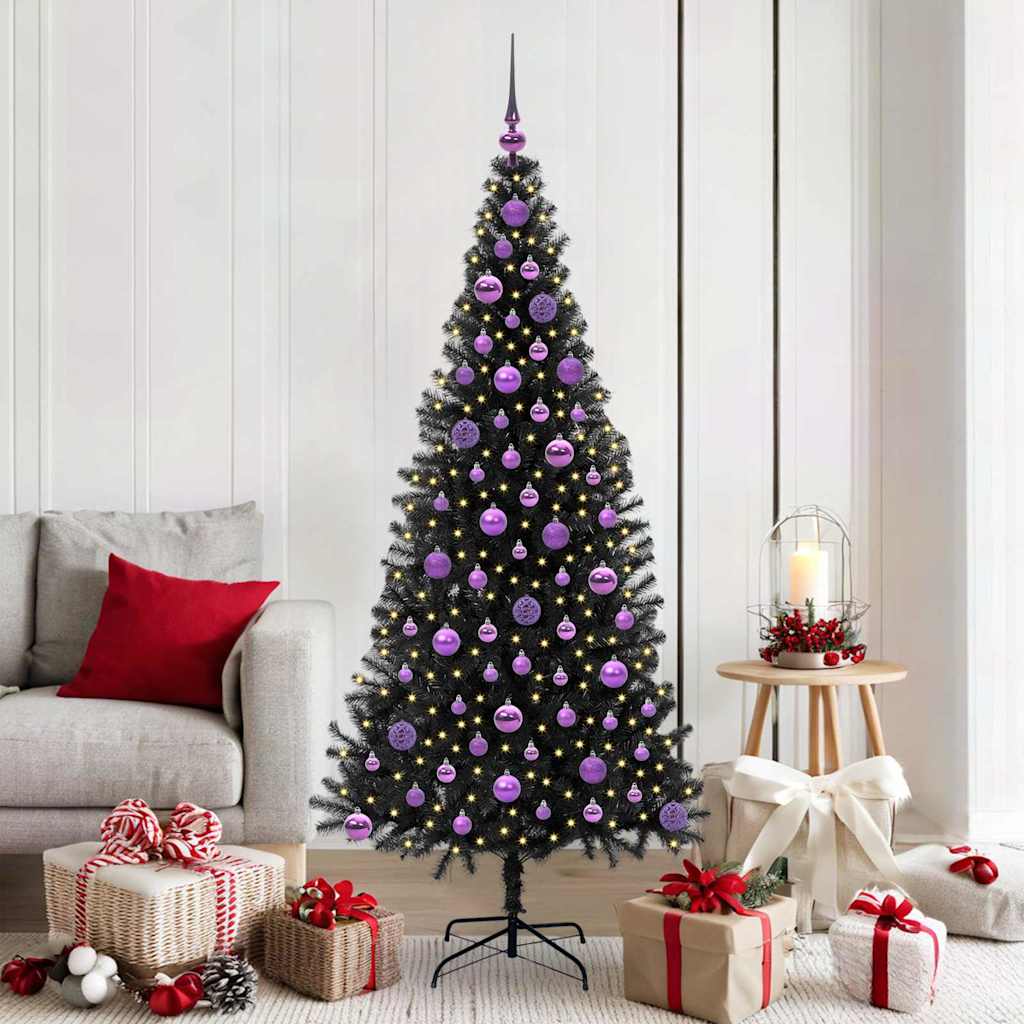 Kerstboom met 300 LED met standaard Zwart 180 cm PVC is nu te koop bij PeponiXL, paradijselijk wonen!