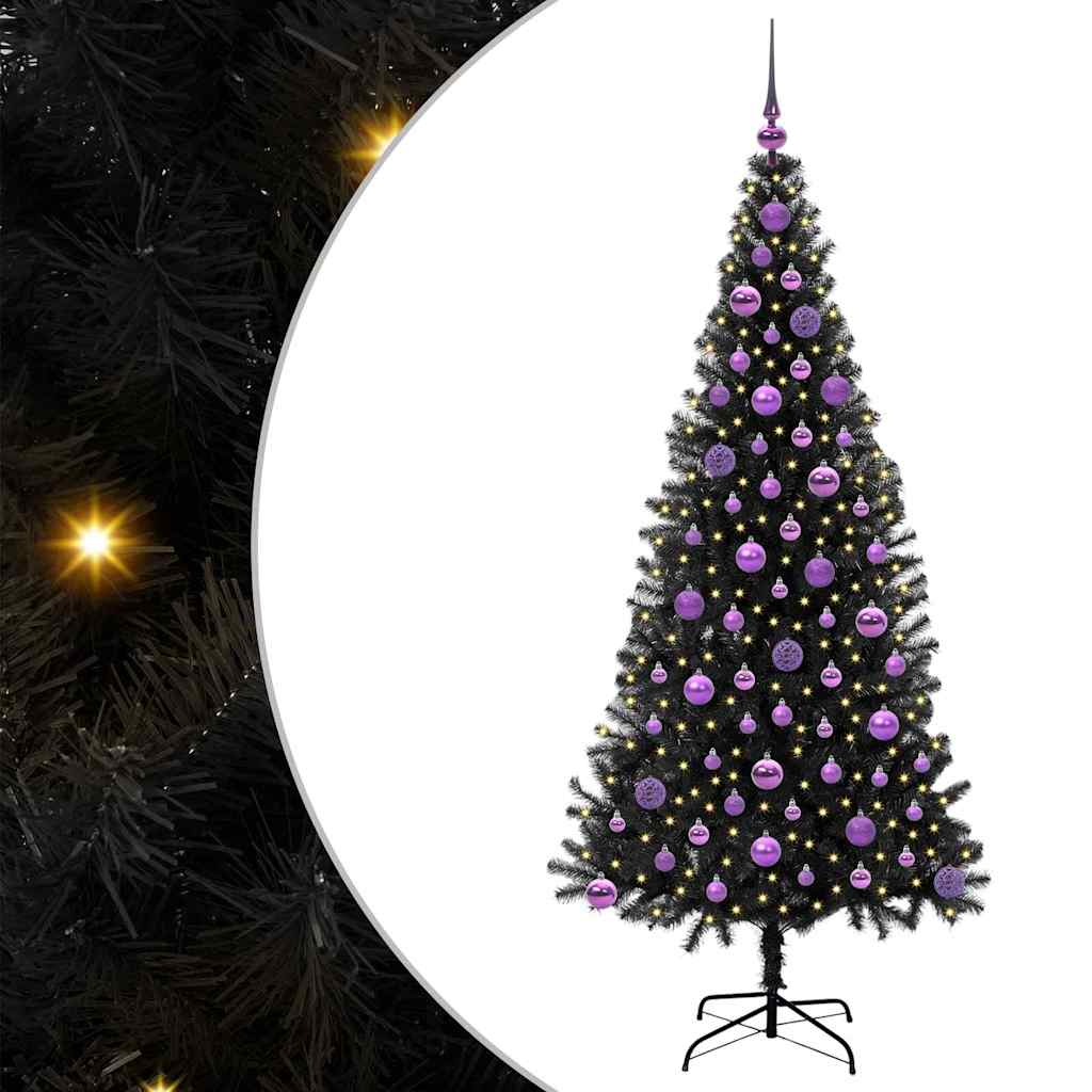 Kerstboom met 300 LED met standaard Zwart 180 cm PVC is nu te koop bij PeponiXL, paradijselijk wonen!