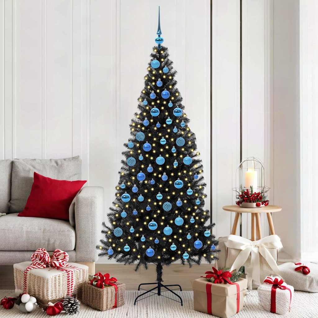 Kerstboom met 300 LED met standaard Zwart 180 cm PVC is nu te koop bij PeponiXL, paradijselijk wonen!