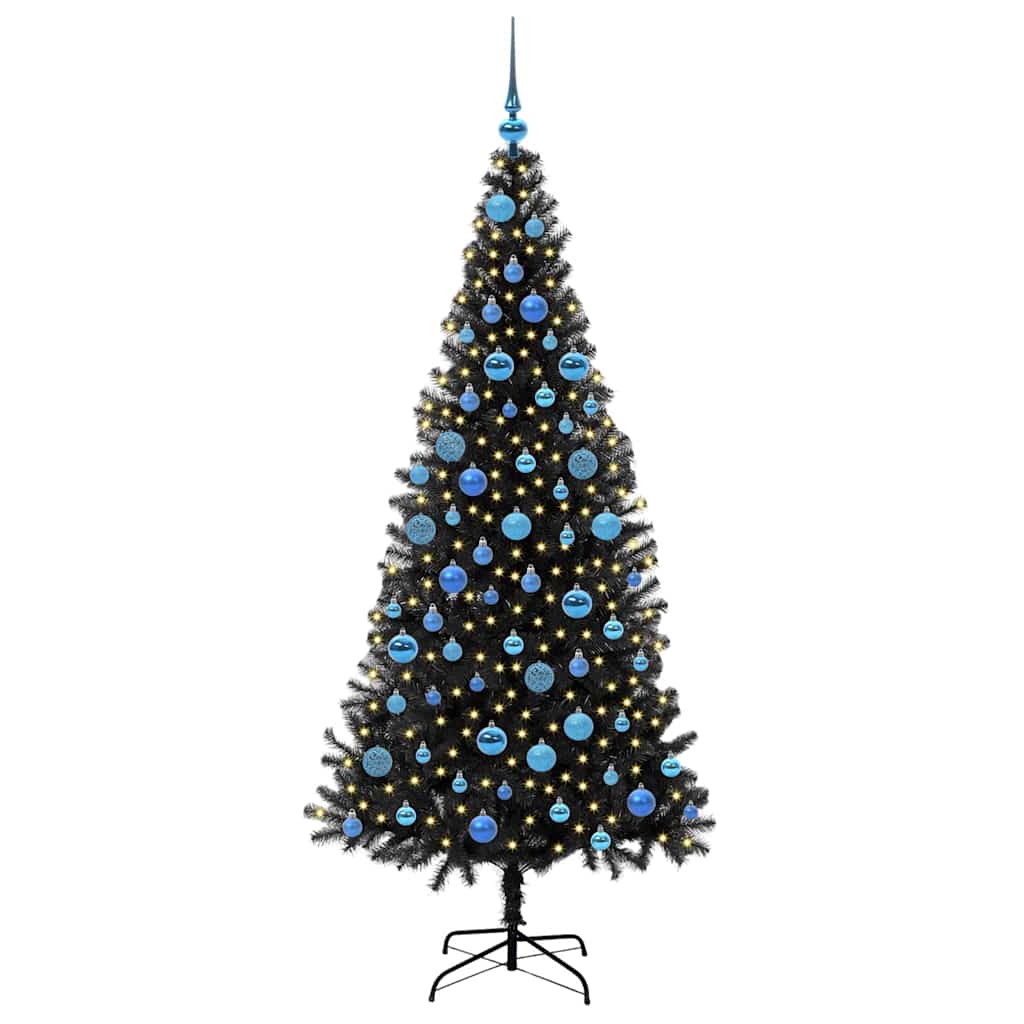 Kerstboom met 300 LED met standaard Zwart 180 cm PVC is nu te koop bij PeponiXL, paradijselijk wonen!