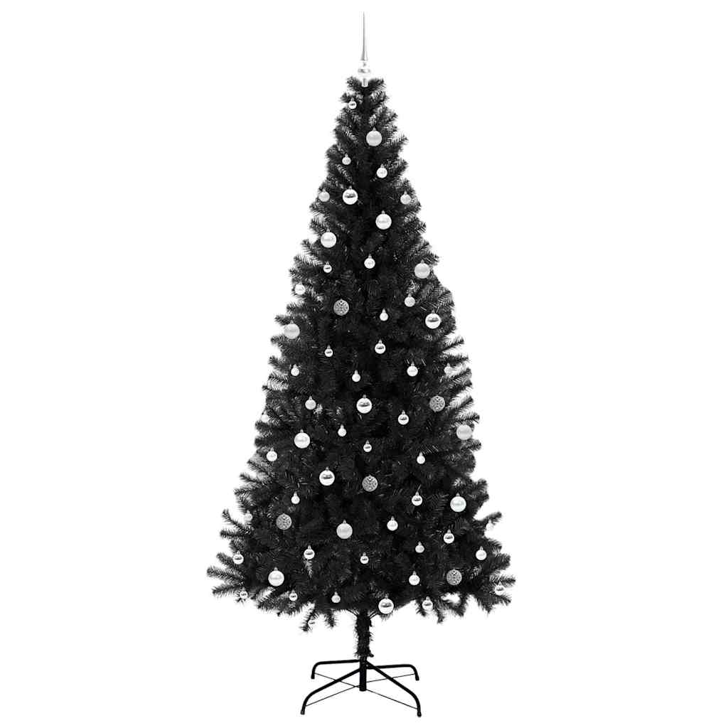 Kerstboom met 300 LED met standaard Zwart 240 cm PVC is nu te koop bij PeponiXL, paradijselijk wonen!
