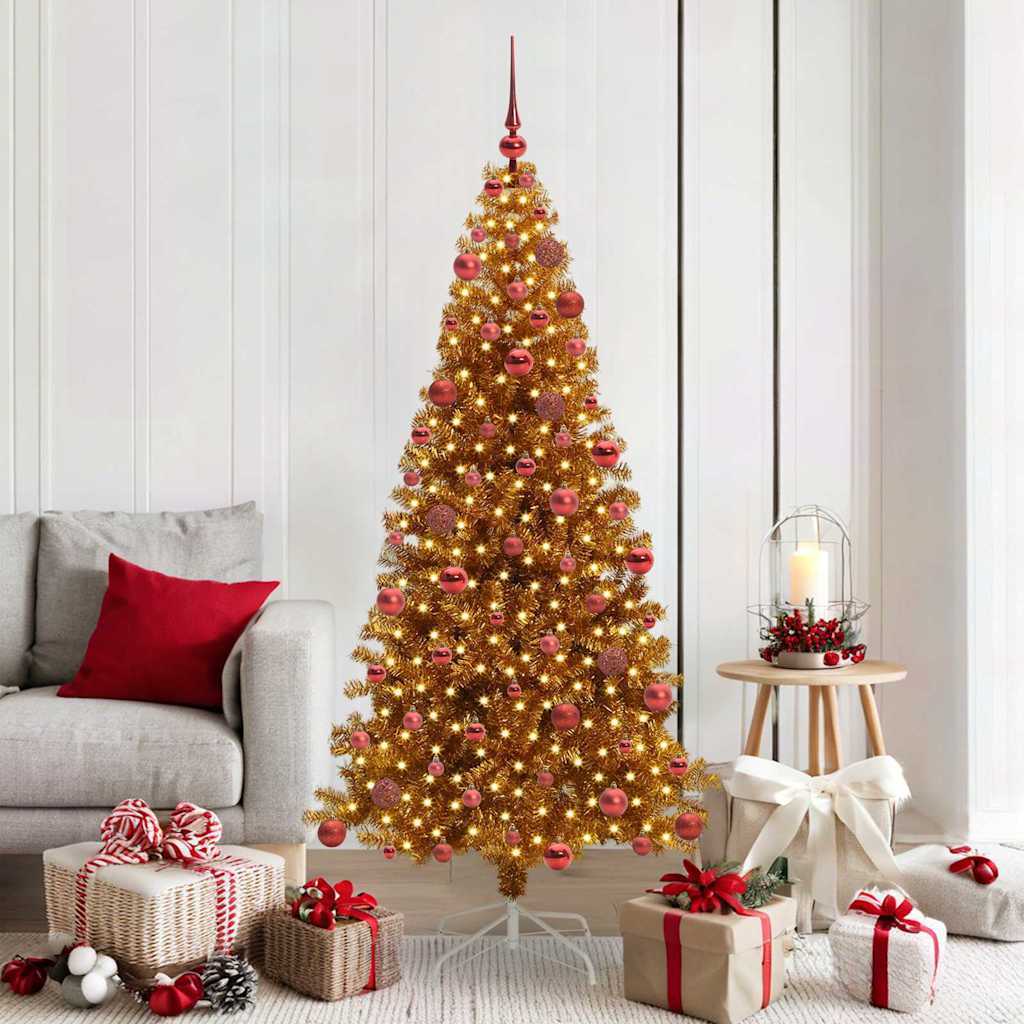 Kerstboom met 300 LED met standaard Goud 180 cm PET is nu te koop bij PeponiXL, paradijselijk wonen!