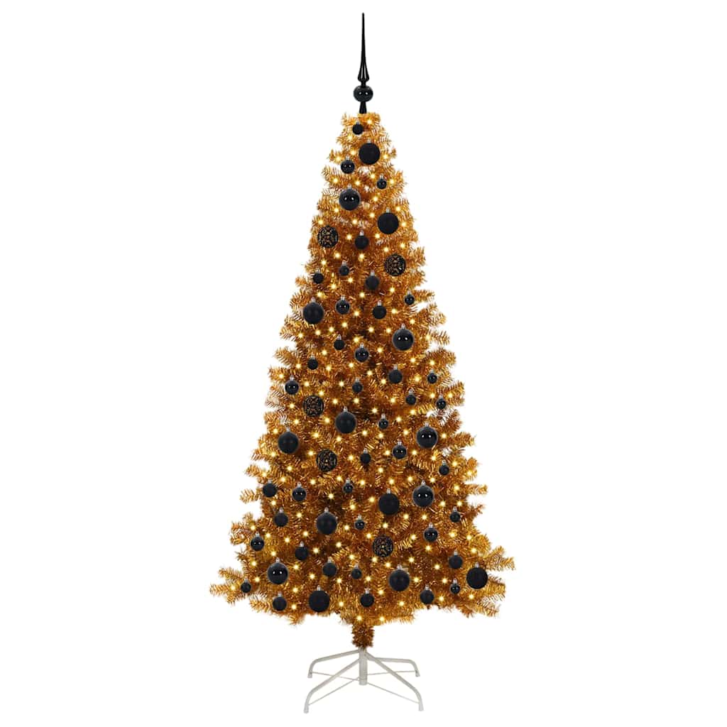 Kerstboom met 300 LED met standaard Goud 180 cm PET is nu te koop bij PeponiXL, paradijselijk wonen!