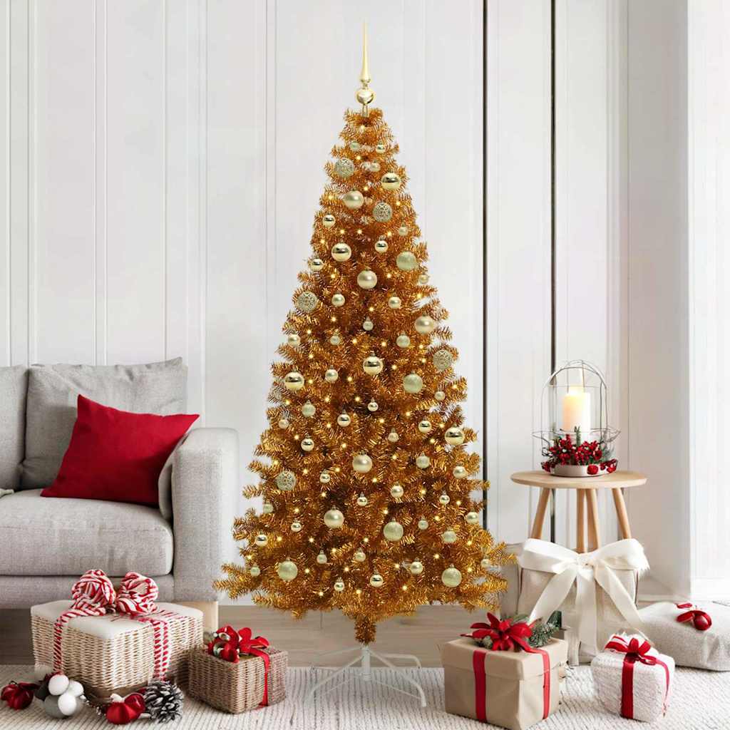 Kerstboom met 300 LED met standaard Goud 180 cm PET is nu te koop bij PeponiXL, paradijselijk wonen!