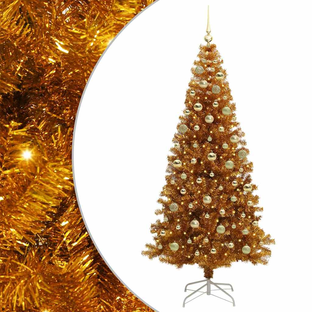 Kerstboom met 300 LED met standaard Goud 180 cm PET is nu te koop bij PeponiXL, paradijselijk wonen!