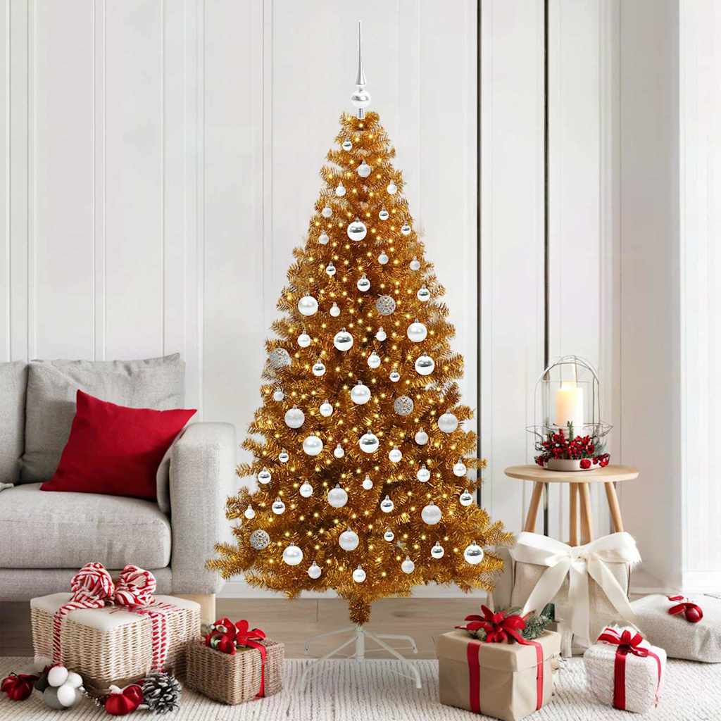 Kerstboom met 300 LED met standaard Goud 180 cm PET is nu te koop bij PeponiXL, paradijselijk wonen!