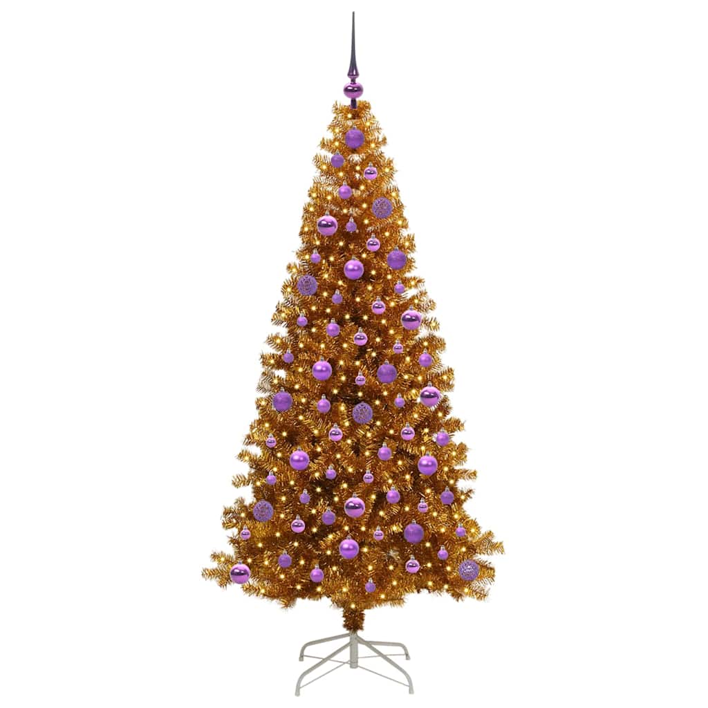 Kerstboom met 300 LED met standaard Goud 180 cm PET is nu te koop bij PeponiXL, paradijselijk wonen!