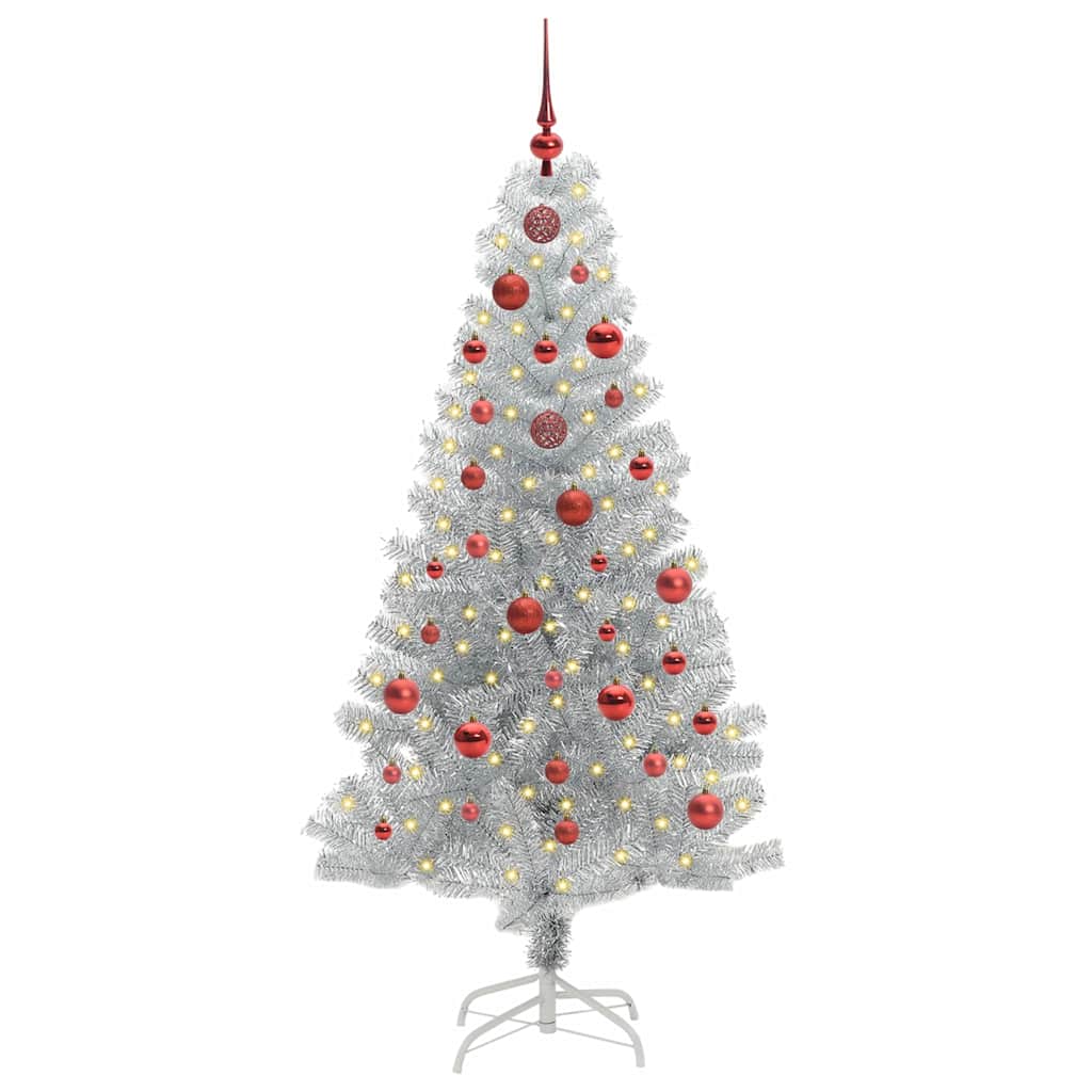 Kerstboom met 150 LED met standaard Zilver 150 cm PET is nu te koop bij PeponiXL, paradijselijk wonen!