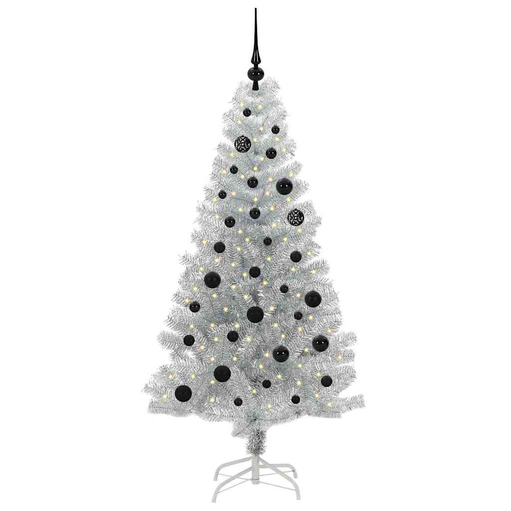 Kerstboom met 150 LED met standaard Zilver 150 cm PET is nu te koop bij PeponiXL, paradijselijk wonen!