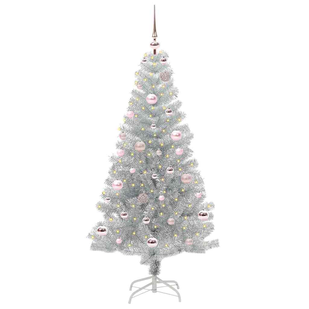 Kerstboom met 150 LED met standaard Zilver 150 cm PET is nu te koop bij PeponiXL, paradijselijk wonen!