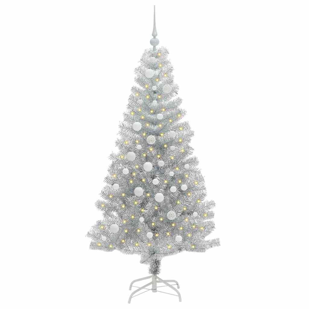 Kerstboom met 150 LED met standaard Zilver 150 cm PET is nu te koop bij PeponiXL, paradijselijk wonen!