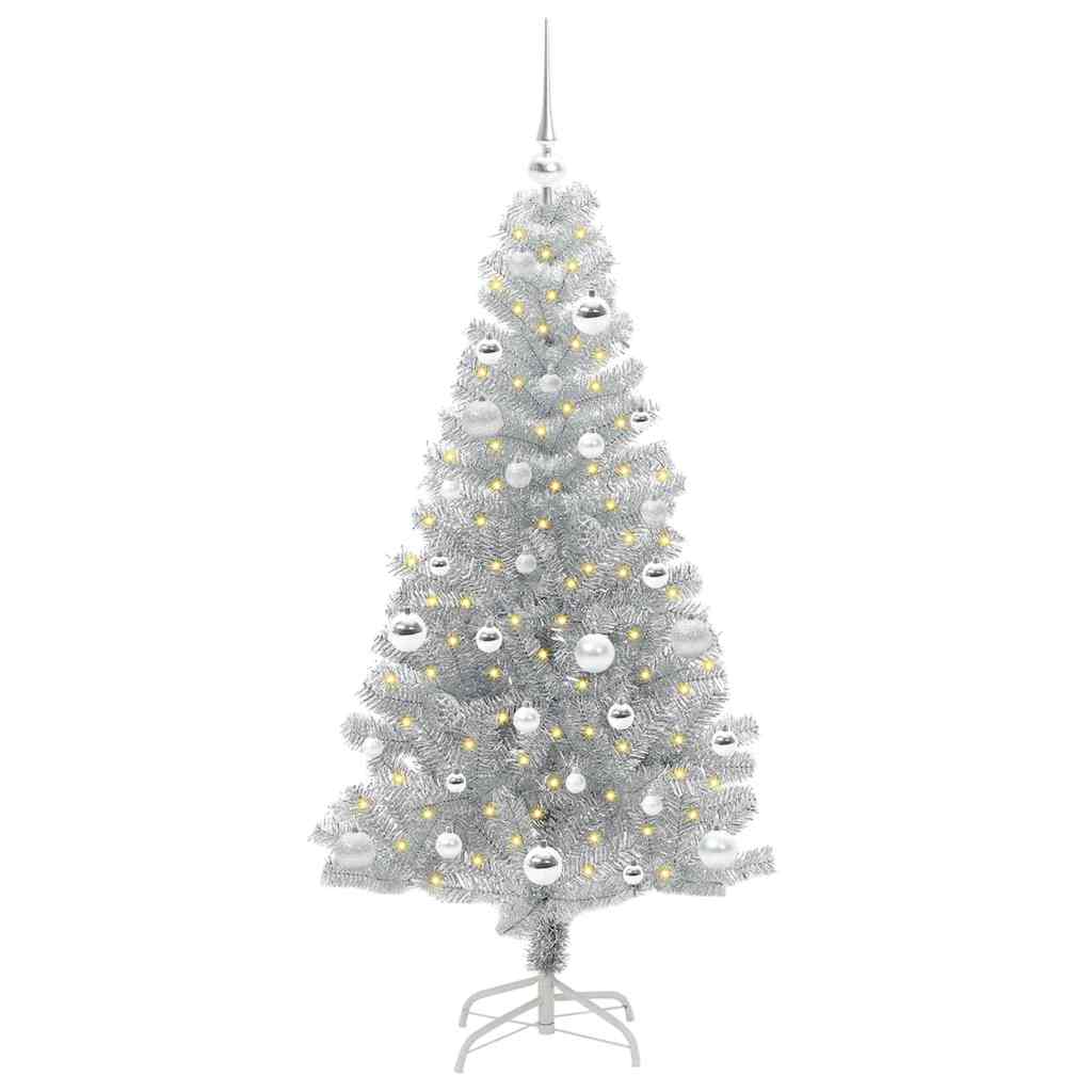 Kerstboom met 150 LED met standaard Zilver 150 cm PET is nu te koop bij PeponiXL, paradijselijk wonen!