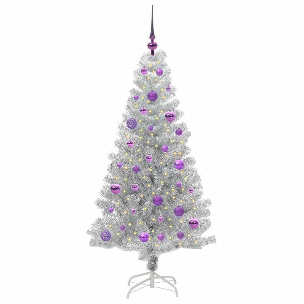 Kerstboom met 150 LED met standaard Zilver 150 cm PET is nu te koop bij PeponiXL, paradijselijk wonen!