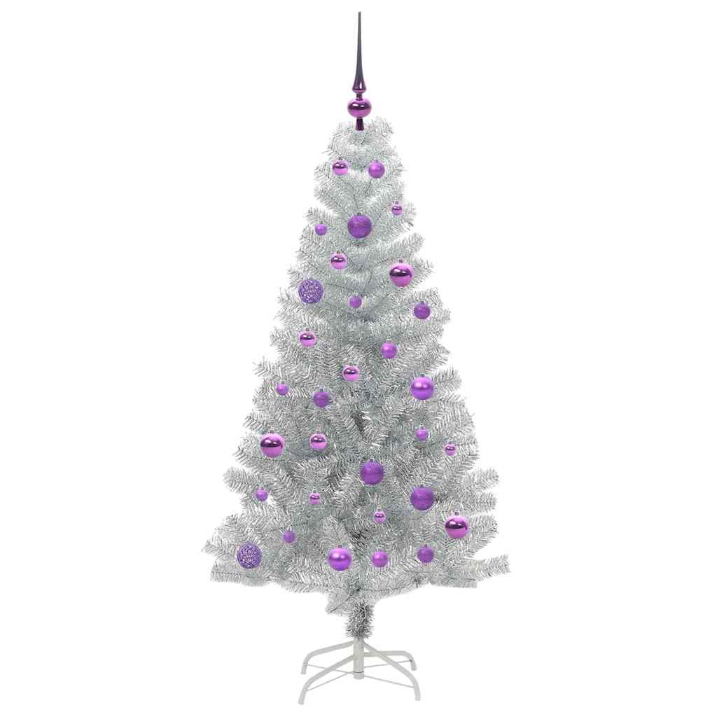 Kerstboom met 150 LED met standaard Zilver 150 cm PET is nu te koop bij PeponiXL, paradijselijk wonen!