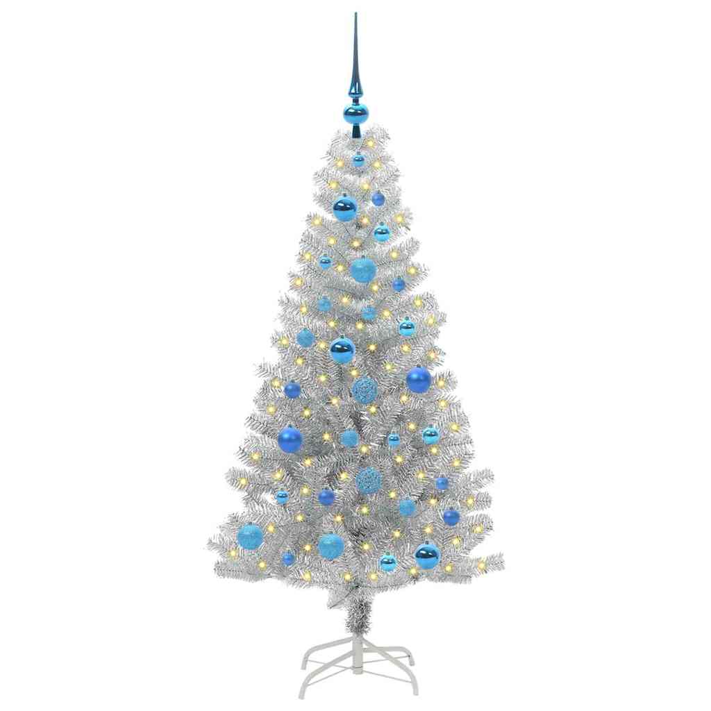 Kerstboom met 150 LED met standaard Zilver 150 cm PET is nu te koop bij PeponiXL, paradijselijk wonen!