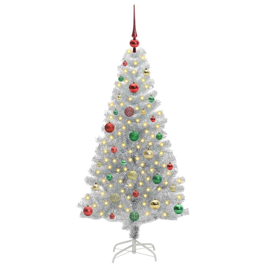 Kerstboom met 150 LED met standaard Zilver 150 cm PET is nu te koop bij PeponiXL, paradijselijk wonen!