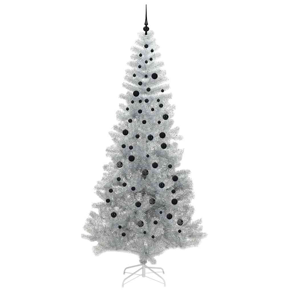 Kerstboom met 300 LED met standaard Zilver 240 cm PET is nu te koop bij PeponiXL, paradijselijk wonen!