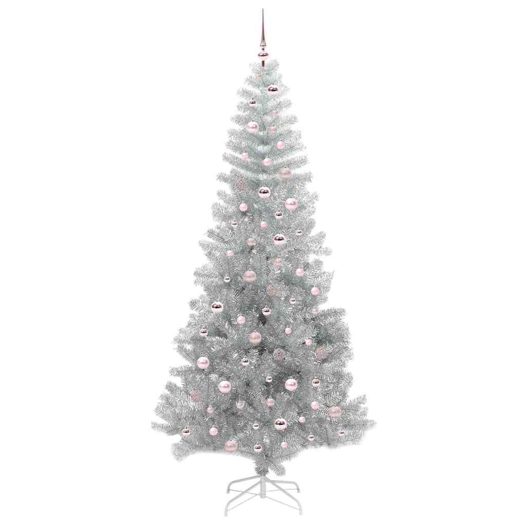 Kerstboom met 300 LED met standaard Zilver 240 cm PET is nu te koop bij PeponiXL, paradijselijk wonen!