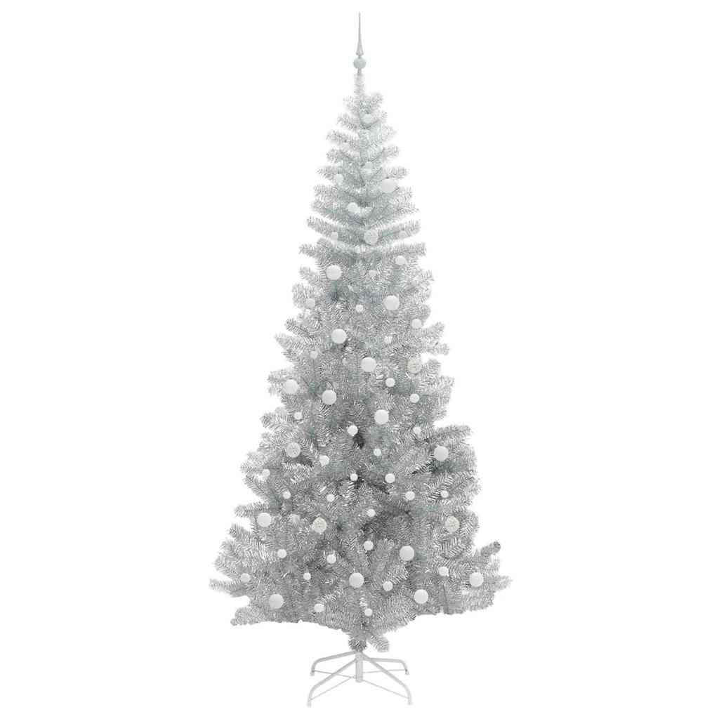 Kerstboom met 300 LED met standaard Zilver 240 cm PET is nu te koop bij PeponiXL, paradijselijk wonen!