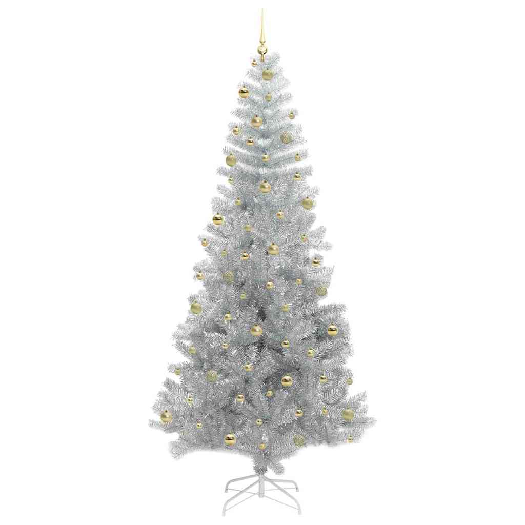 Kerstboom met 300 LED met standaard Zilver 240 cm PET is nu te koop bij PeponiXL, paradijselijk wonen!