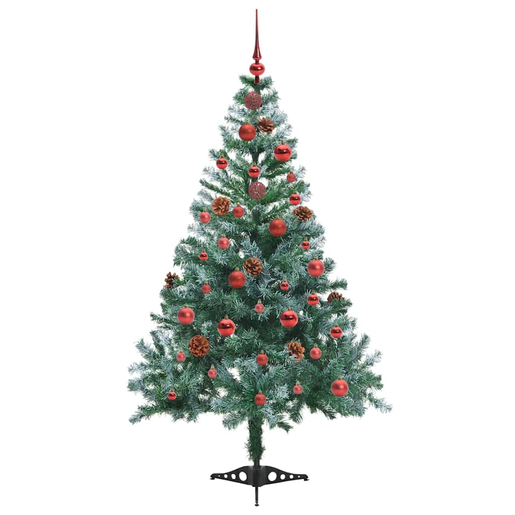 Kunstkerstboom met 150 LED Groen 150 cm PVC en Staal is nu te koop bij PeponiXL, paradijselijk wonen!