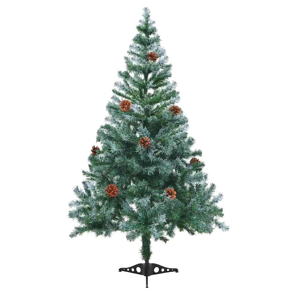 Kunstkerstboom met 150 LED Groen 150 cm PVC en Staal is nu te koop bij PeponiXL, paradijselijk wonen!