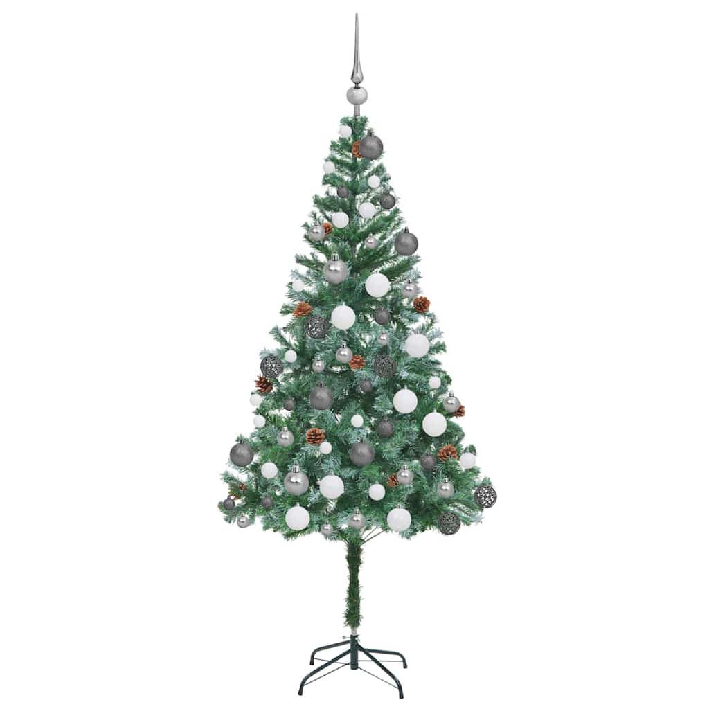 Kunstkerstboom met 300 LED Groen 180 cm PVC en Staal is nu te koop bij PeponiXL, paradijselijk wonen!