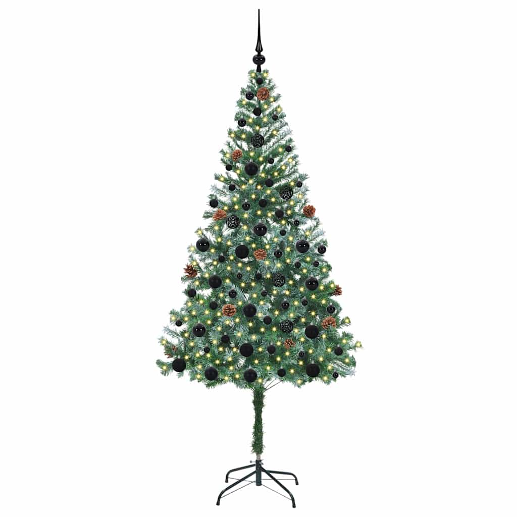 Kunstkerstboom met 300 LED Groen 180 cm PVC en Staal is nu te koop bij PeponiXL, paradijselijk wonen!