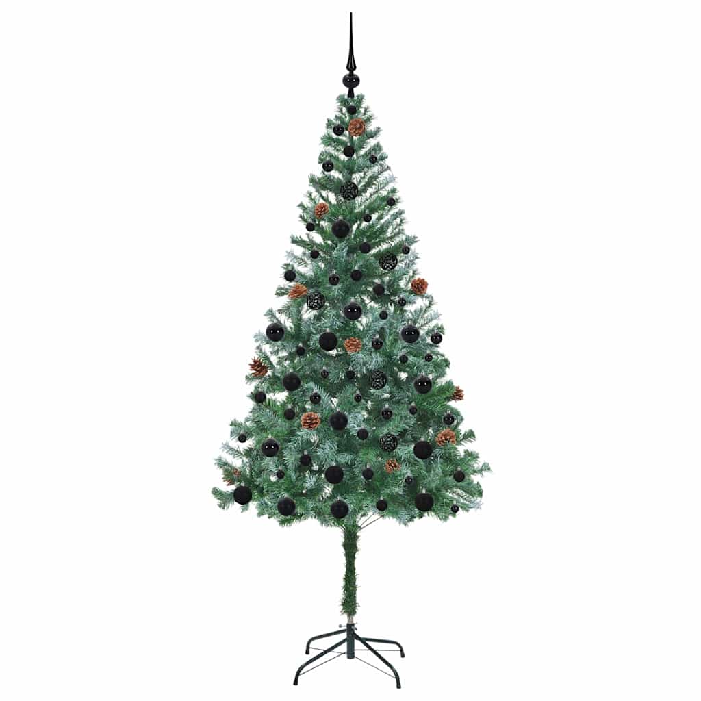 Kunstkerstboom met 300 LED Groen 180 cm PVC en Staal is nu te koop bij PeponiXL, paradijselijk wonen!