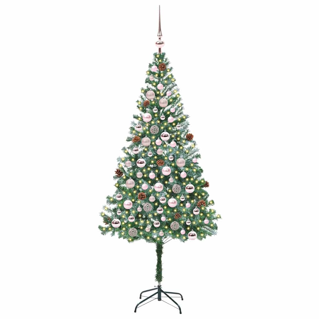 Kunstkerstboom met 300 LED Groen 180 cm PVC en Staal is nu te koop bij PeponiXL, paradijselijk wonen!