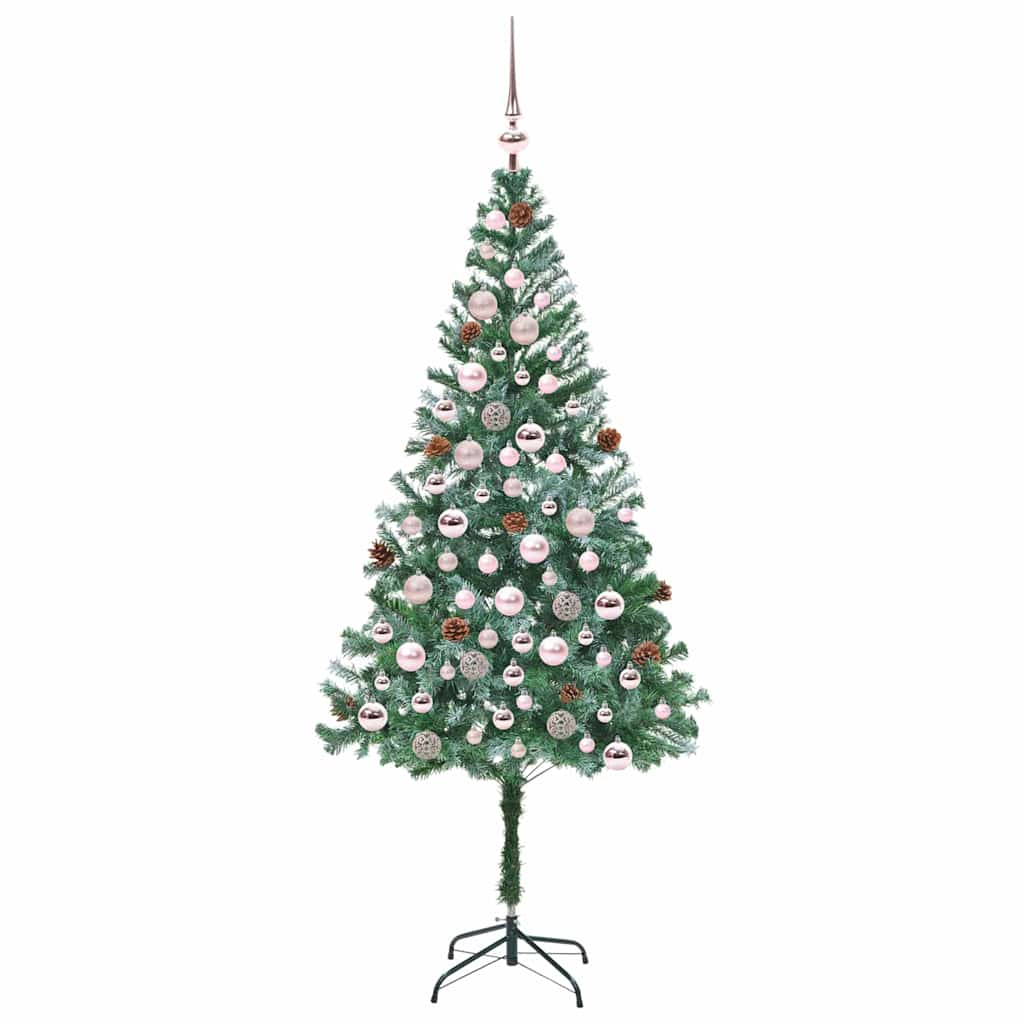 Kunstkerstboom met 300 LED Groen 180 cm PVC en Staal is nu te koop bij PeponiXL, paradijselijk wonen!