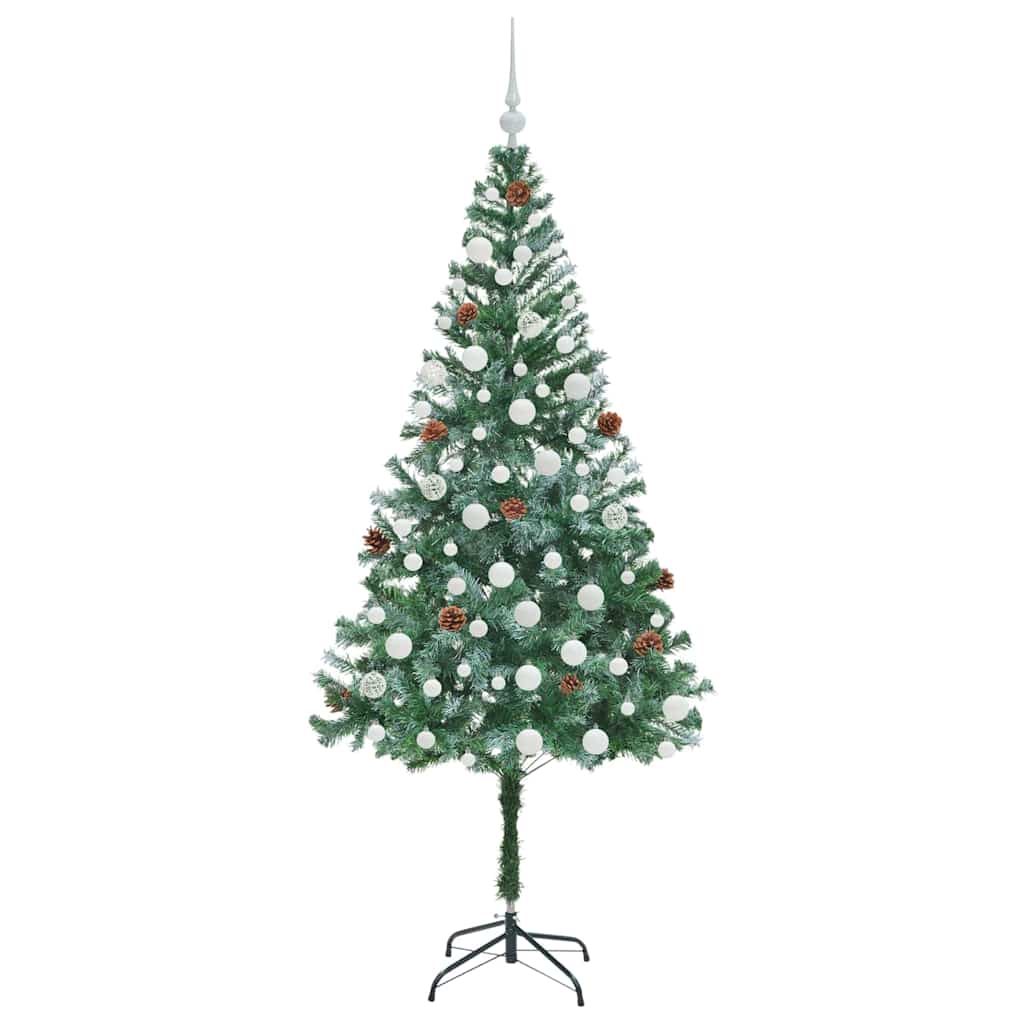 Kunstkerstboom met 300 LED Groen 180 cm PVC en Staal is nu te koop bij PeponiXL, paradijselijk wonen!