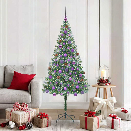 Kunstkerstboom met 300 LED Groen 180 cm PVC en Staal is nu te koop bij PeponiXL, paradijselijk wonen!