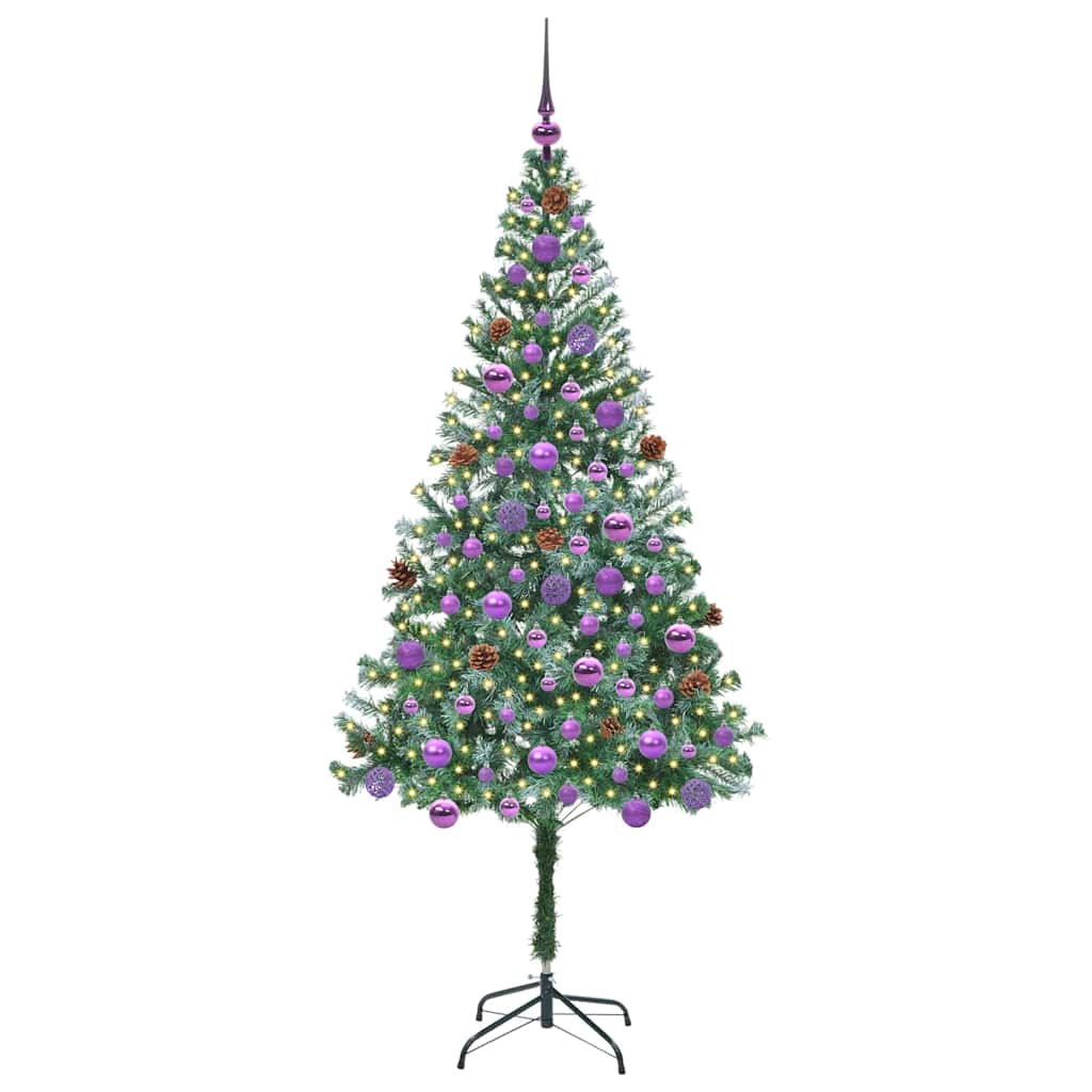 Kunstkerstboom met 300 LED Groen 180 cm PVC en Staal is nu te koop bij PeponiXL, paradijselijk wonen!