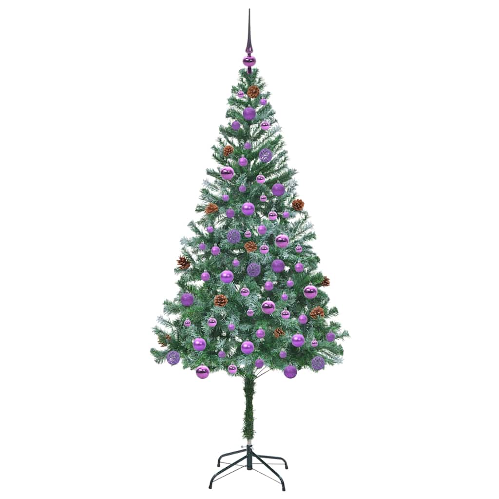 Kunstkerstboom met 300 LED Groen 180 cm PVC en Staal is nu te koop bij PeponiXL, paradijselijk wonen!