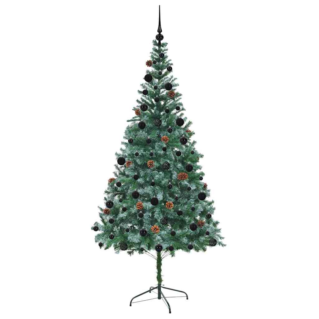 Kunstkerstboom met 300 LED Groen 210 cm PVC en Staal is nu te koop bij PeponiXL, paradijselijk wonen!