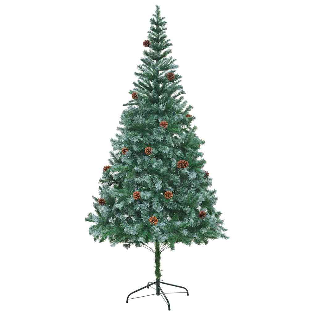 Kunstkerstboom met 300 LED Groen 210 cm PVC en Staal is nu te koop bij PeponiXL, paradijselijk wonen!