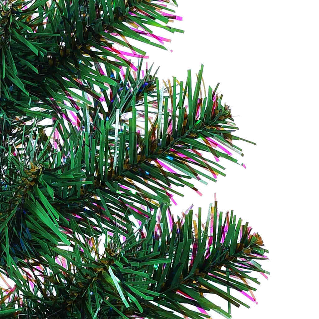 Kunstmatig Voorverlicht Kerstboom Groen 210 cm PVC en Metaal is nu te koop bij PeponiXL, paradijselijk wonen!