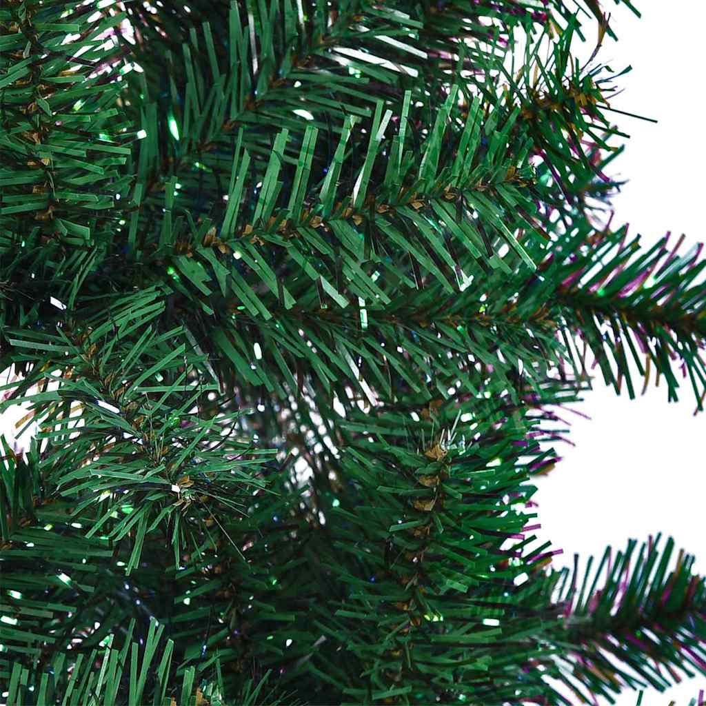 Kunstmatig Voorverlicht Kerstboom Groen 210 cm PVC en Metaal is nu te koop bij PeponiXL, paradijselijk wonen!