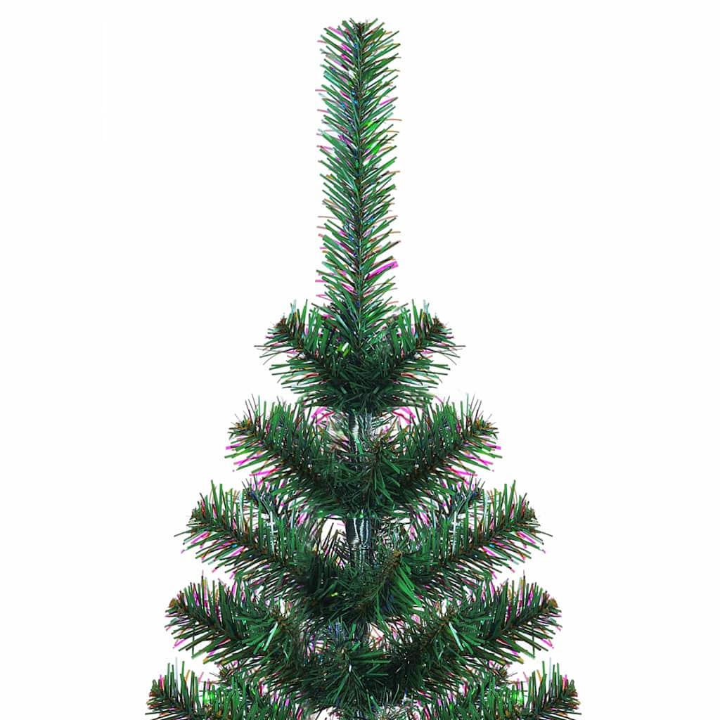 Kunstmatig Voorverlicht Kerstboom Groen 240 cm PVC en Metaal is nu te koop bij PeponiXL, paradijselijk wonen!